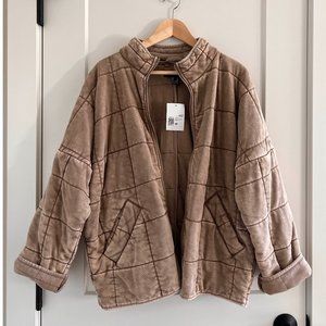 NWT Forever 21 Quilted Zip-Up Jacket